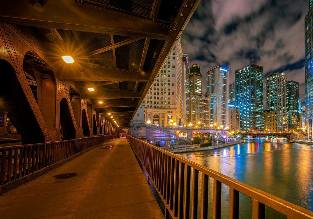 Dusable Bridge over the Chicago River