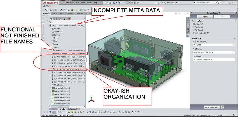 Shop technology and 3-D CAD: Changing the hierarchy and file names ...