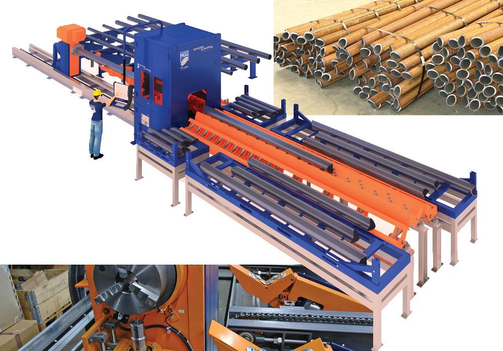 Single machine serves as fully automated pipe cutting shop