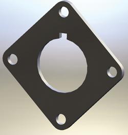 Adapter plate precision image
