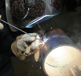 SMAW welding