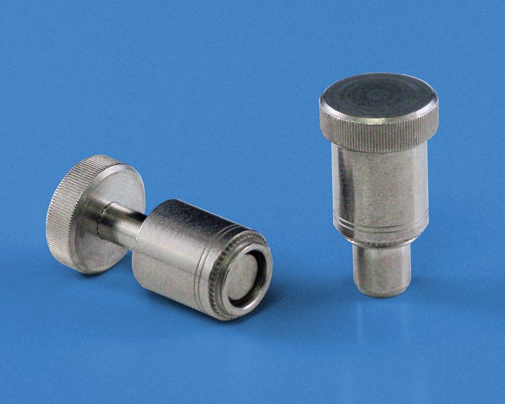 0.6x0.6x3.5cm Assembling Plunger Bolts Stainless Steel Spring Plunger Spring-Loaded Plunger Locating Pin Spring Catch for Window Screen Cupboard iplusmile Plunger Latches