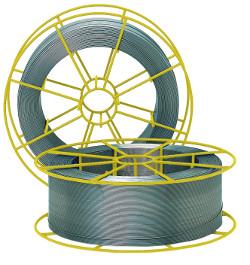 Stainless steel solid wire packed in yellow spools - TheFabricator.com