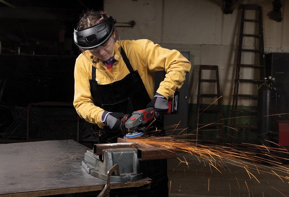 Someone Using Grinding Disk How welders can stay safe during grinding