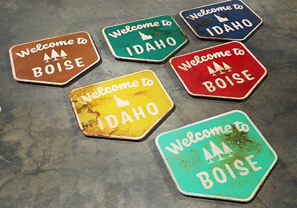 Fabricated metal signs for Boise, Idaho