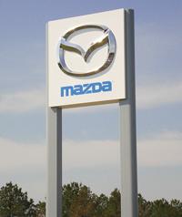 Mazda Logo Sign