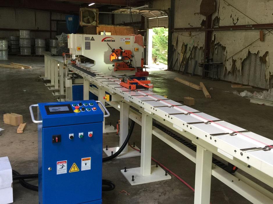 Structural steel processing on a smaller scale