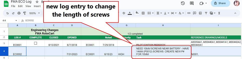 Sustaining engineering with the use of logs, tables, and a hierarchy of ...