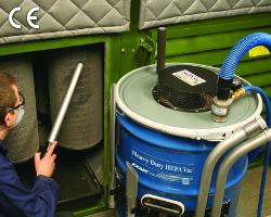 System attaches to 55-gal. drum for HEPA-quality vacuuming - TheFabricator.com