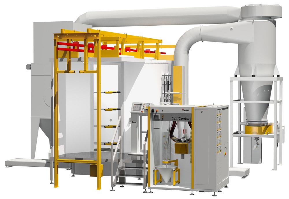 Compact Powder Spraying Process Technological advances in powder coating spray and recovery
