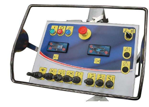Digital readout control plate rolling
