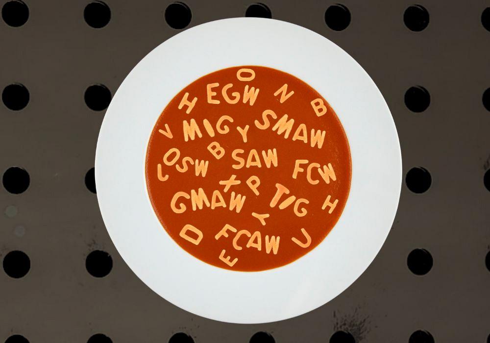 Welding alphabet soup