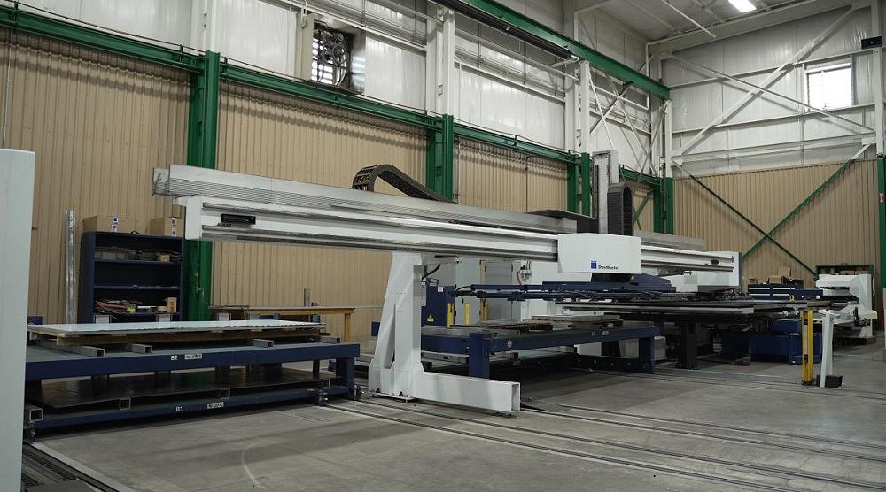 A TRUMPF TruPunch 5000 punching system is shown.