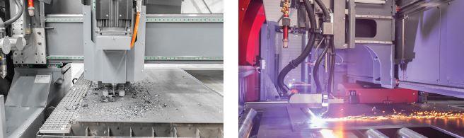 Multifunctional machines have both drilling and plasma cutting capabilities.