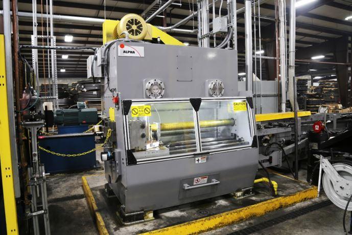 L&R Industries Inc. also installed a high-speed cutoff machine.