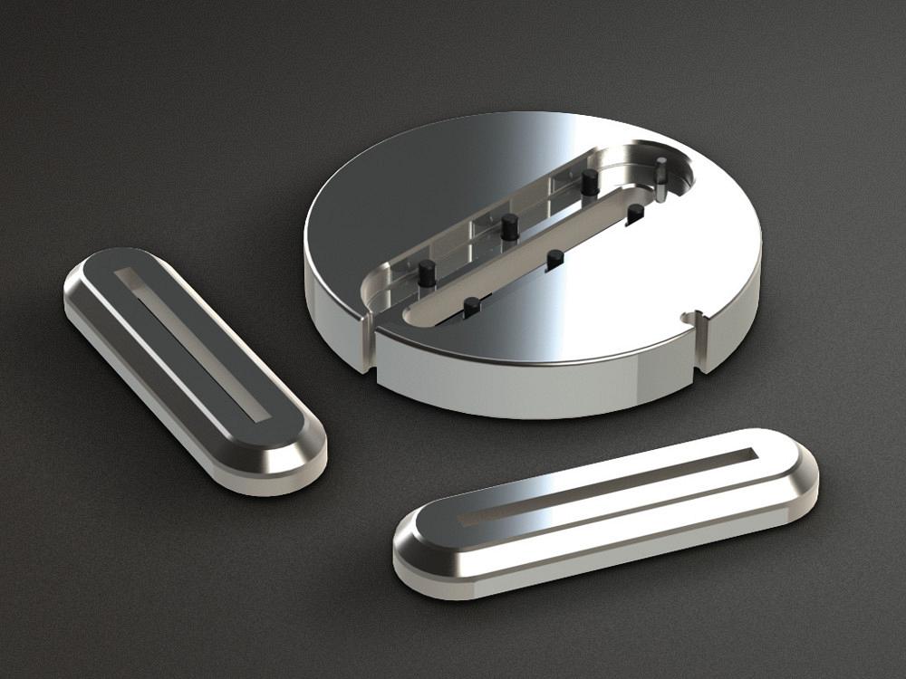 Turrets Insert Thick-turret insert slitting die punches close to clamps