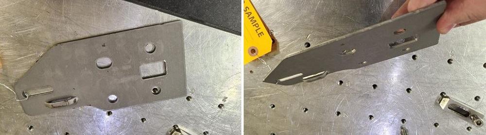 metal plate with holes