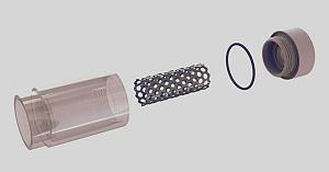 A realistic view of the 3D model is shown.