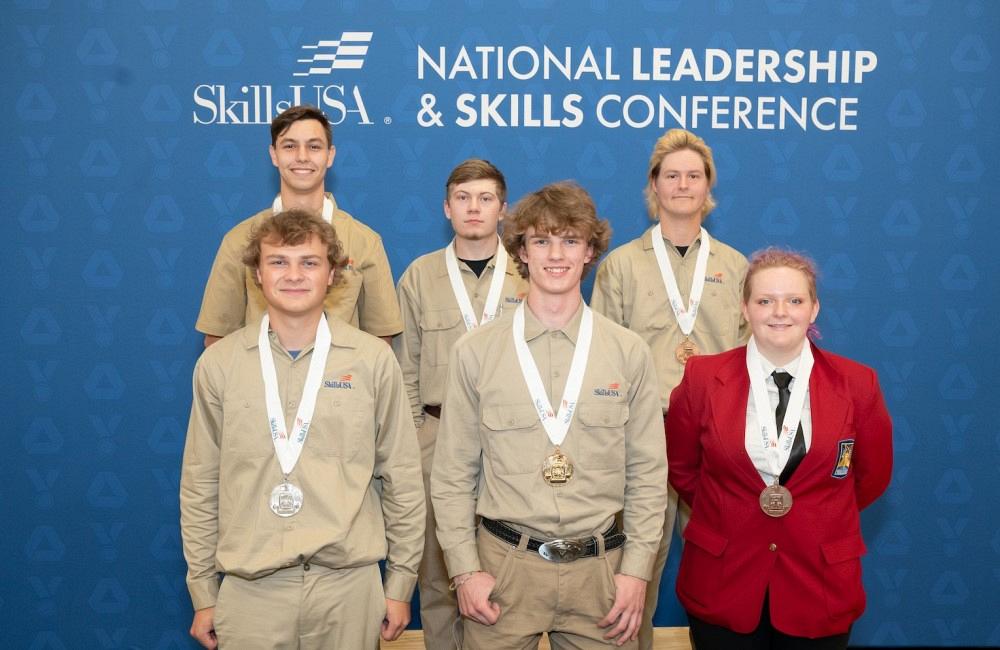 Winners at the 2023 SkillsUSA Championships welding competitions