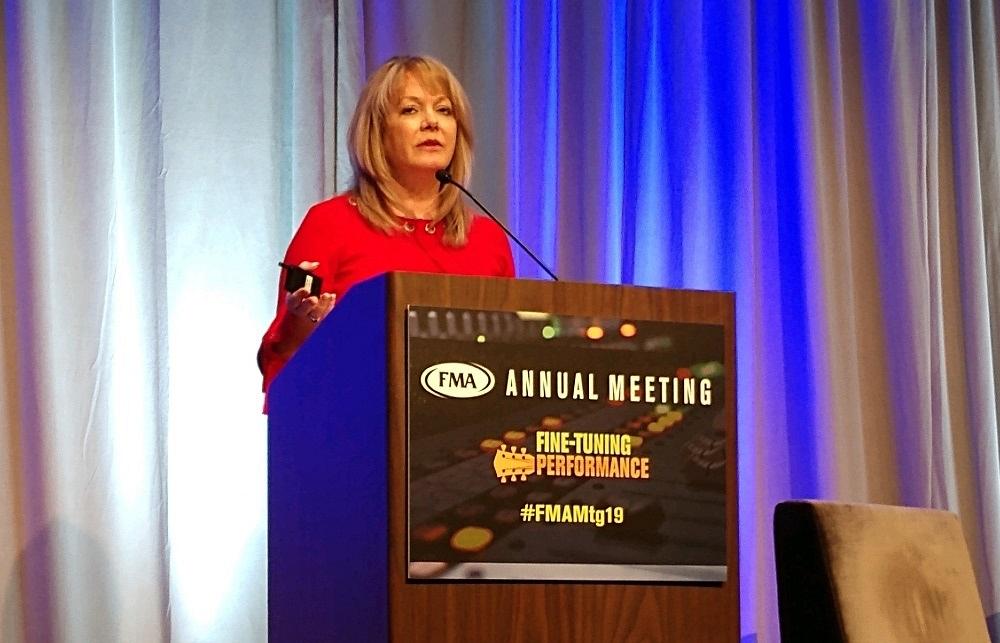 Toyota Motor's Leah Curry at the 2019 FMA Annual Meeting in Nashville.