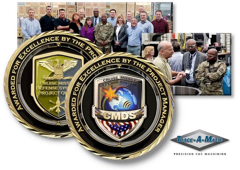 Trace-A-Matic awarded Project Excellence Challenge Coin by U.S. Army