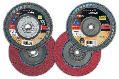Trimmable flap discs from Weldcote allow longer use