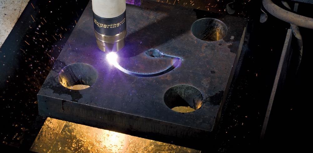 plasma cutting charge for shapes/holes £10.00 