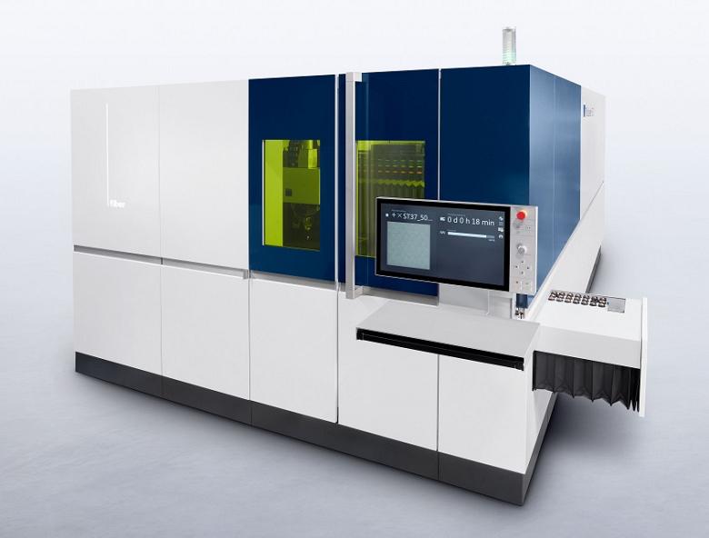 The machine’s patented Highspeed Eco cutting technology helps minimize assist gas consumption using TRUMPF's patented touchdown nozzle.
