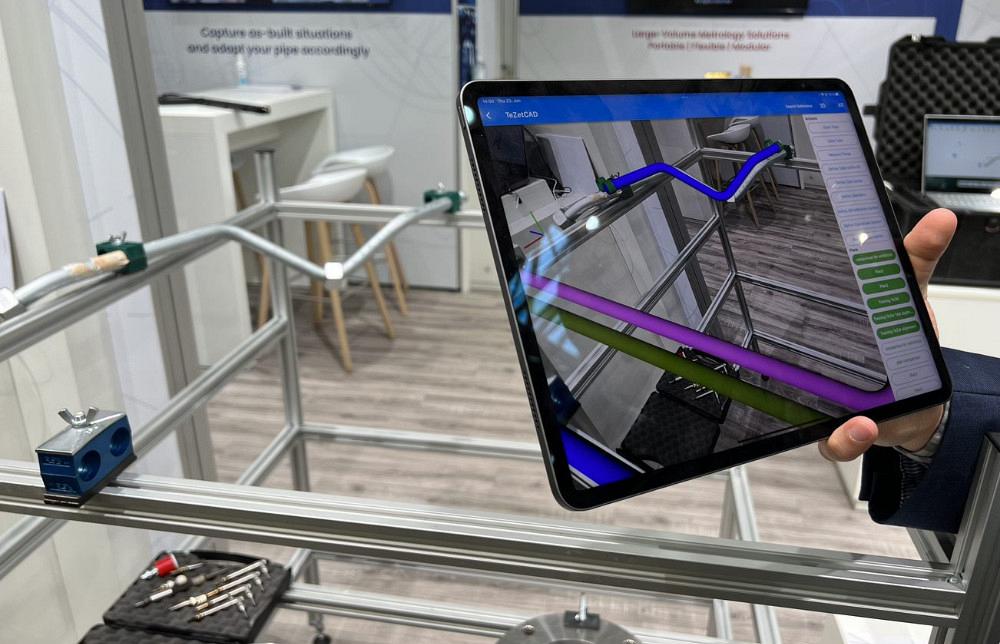 AR technology on display at Tube 2022 in Germany