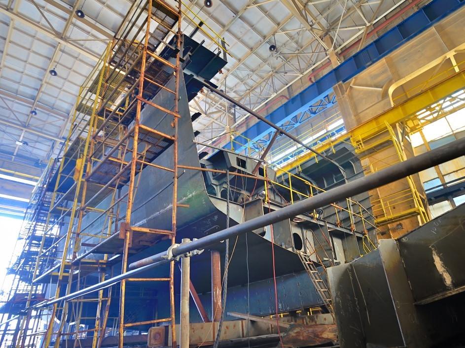 Shipbuilding accelerated production