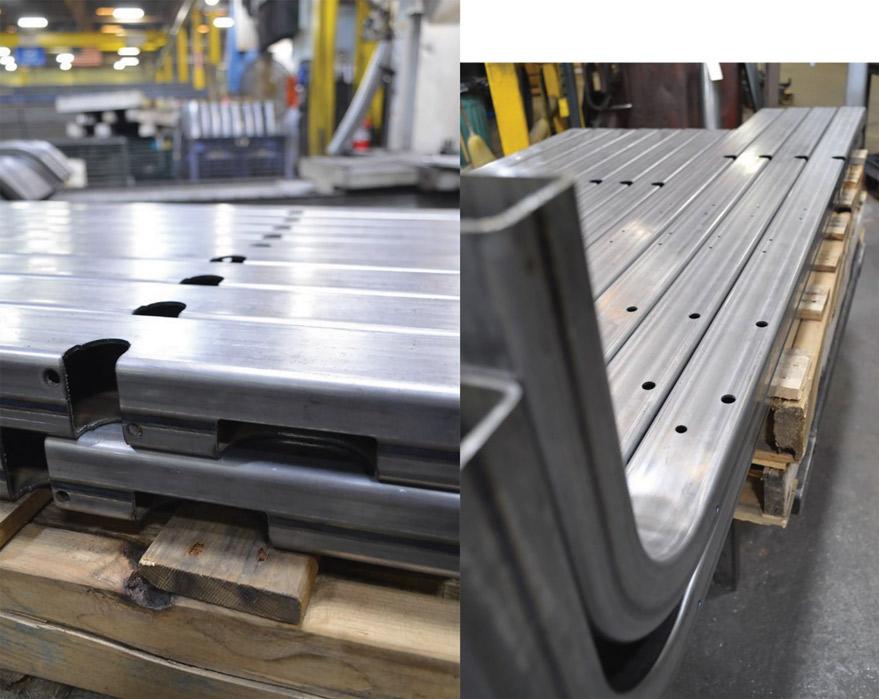 Fully articulated laser cutting provides precise feature locations, eases fixture concerns