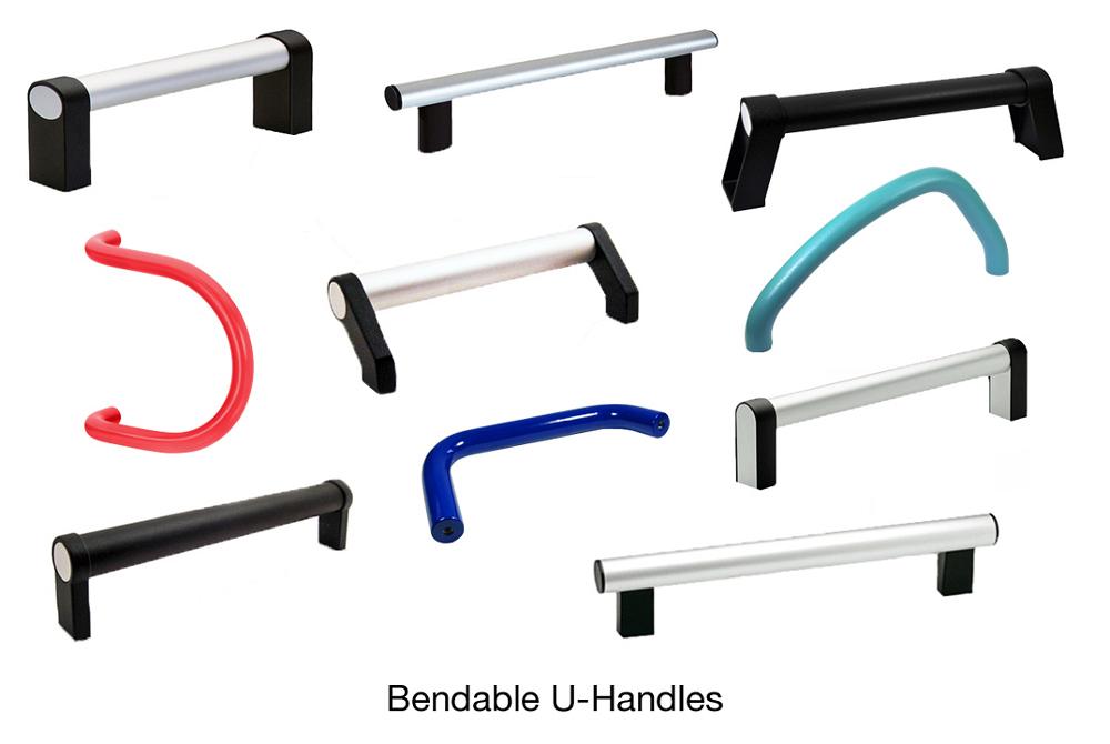 U-handles offered in customized lengths, bends