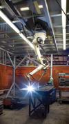 Overhead articulated arm robot