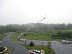 Urban wind tower raised at Orion Energy Systems - TheFabricator.com