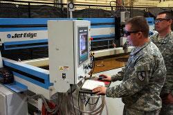 U.S. Army's Blackhorse Regiment installs Jet Edge waterjet system - TheFabricator.com