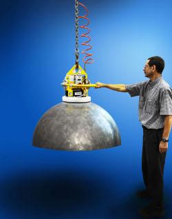 Vacuum lifter handles domes, spheres - TheFabricator.com