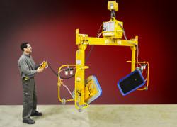 Vacuum lifter provides powered rotation in both directions, custom antiskid side grippers - TheFabricator.com