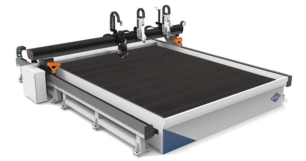 WARDJet M-series waterjet design allows for multiple head ...