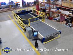 Waterjet machines offered in basic, high-speed models