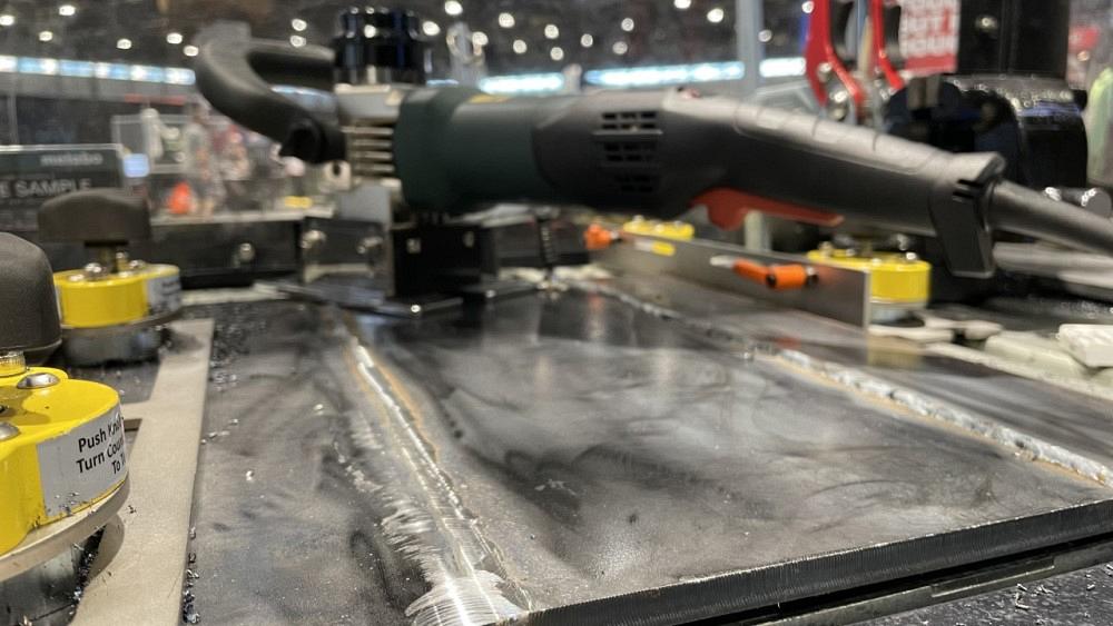 Decimal invade Asia Weld shaver and other new metalworking power tools at FABTECH 2021