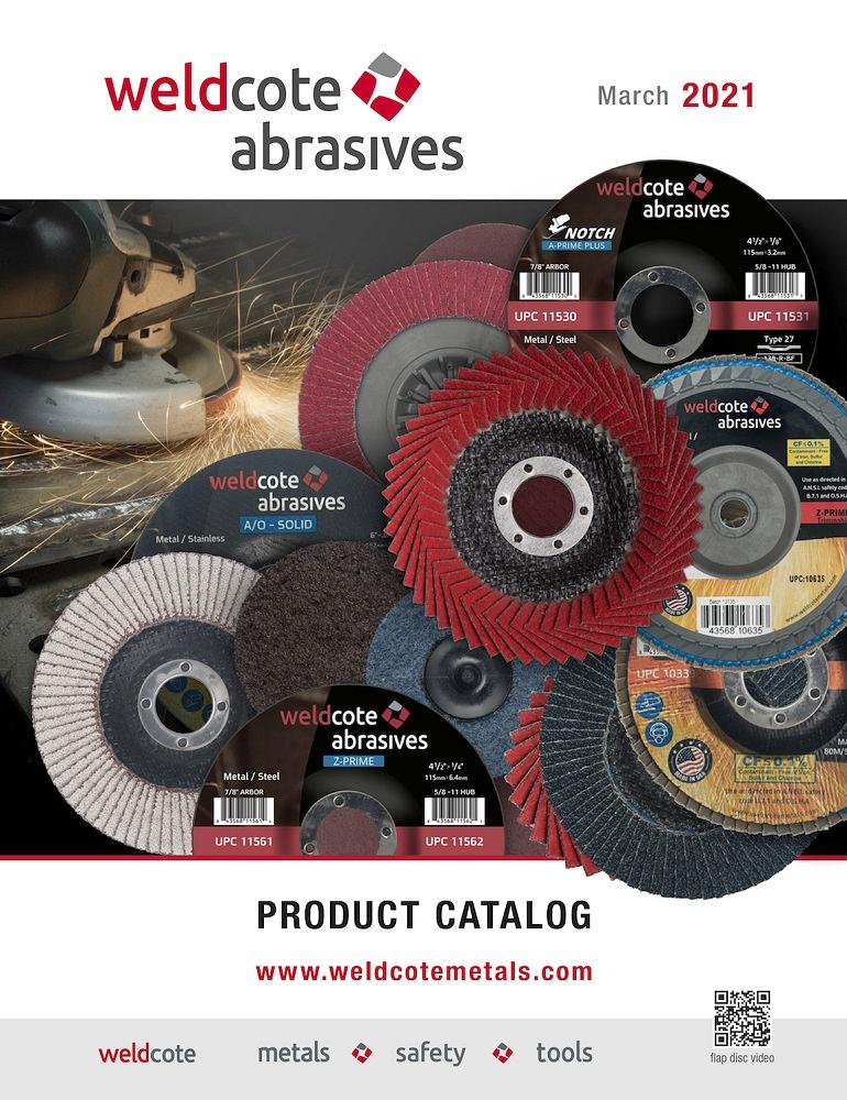 Weldcote catalog covers full line of abrasive products