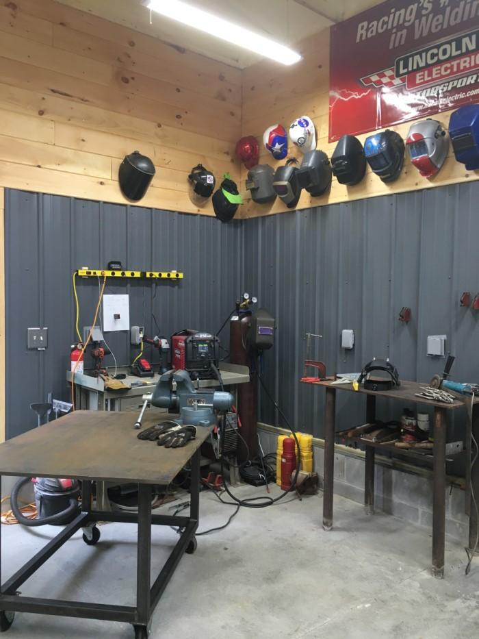 Jim Mosman's ideal weld booth