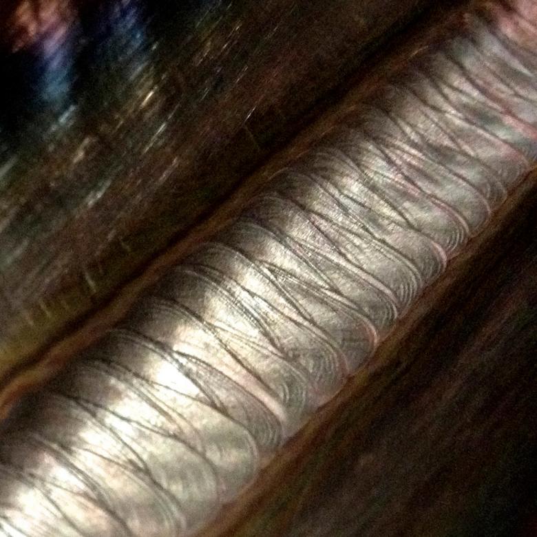 photo of welds provided by Brown dog welding