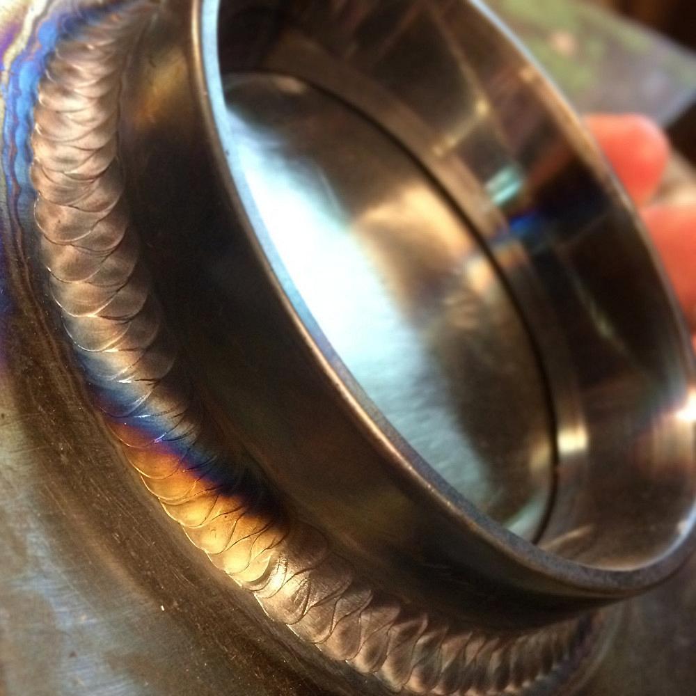 photo of welds provided by Brown dog welding