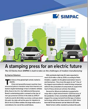 A stamping press for an electric future