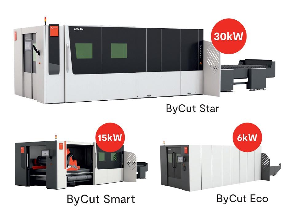 Three all new fiber laser cutting machines in the ByCut Series debuted at FABTECH Chicago