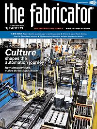 The cover of September 2023 Fabricator