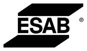 The logo of ESAB Welding & Cutting Products